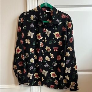 Vintage Le Caviar Floral Blouse